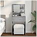 Tavoli da Trucco per Camera da Letto con cassetto Grigio Sonoma - Foto miniatura 4