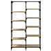 Libreria rovere artigianale 100 x 32 x 170 cm Legno multistrato - Foto miniatura 5