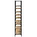 Libreria rovere artigianale 100 x 32 x 170 cm Legno multistrato - Foto miniatura 6