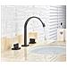 Rubinetto per lavabo da bagno, Blackswan, tipo M59, modello nero anticato, misura 24,5 cm - Foto miniatura 2