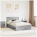 Struttura del letto con cassetto Grigio cemento 135 x 190 cm - Foto miniatura 2