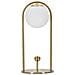 Lampada Da Tavolo Glamy Arc A In Ferro Dorato E Vetro Opalino Ø 21 Cm - Foto miniatura 1