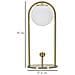 Lampada Da Tavolo Glamy Arc A In Ferro Dorato E Vetro Opalino Ø 21 Cm - Foto miniatura 6