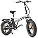 Bici E-bike Misura 20 Fat Bike Spark P3 Bicicletta Pieghevole In Alluminio Batteria 48v 12.8ah Motore Bafang 250w 80nm - Silver - Foto miniatura 1