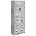 Set di armadi 2 pcs Grigio Cemento 66 x 34,5 x 87 cm - Foto miniatura 1