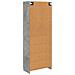 Set di armadi 2 pcs Grigio Cemento 66 x 34,5 x 87 cm - Foto miniatura 6