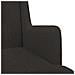 Sedia a dondolo Nero 62 x 80 x 85 cm Tessuto in Lana di Pecora - Foto miniatura 5