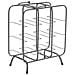 Portabottiglie Rack Rettangolare In Ferro Grigio Scuro 9 Posti 40x23x47,5 Cm - Foto miniatura 1