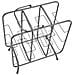 Portabottiglie Rack Rettangolare In Ferro Grigio Scuro 9 Posti 40x23x47,5 Cm - Foto miniatura 4