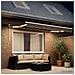 Cornice per Tenda Manuale con LED Tortora 3 x 2,5 m - Foto miniatura 2