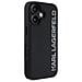 Custodia Nera Lucida Per Iphone 16 Di Karl Lagerfeld Con Gomma 3d - Foto miniatura 4