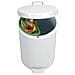 Pattumiera a pedale - bianco - Ø 25,1x40 cm - 12 l - 127021 - Foto miniatura 2