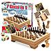 Scacchi Dama Legno 7 In 1 - Giochi-giocattoli - Foto miniatura 1