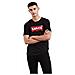 Graphic Set-in Neck Black T-shirt Uomo Taglia M - Foto miniatura 1
