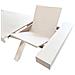 Tavolo Rettangolare Allungabile In Legno Bianco Consumato 100 X 180/230/280 Per Interno Sala Da Pranzo Salotto Cucina Moderno - Foto miniatura 2