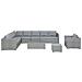 Set Da Giardino In Rattan Grigio Xxl - Foto miniatura 16