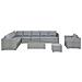 Set Da Giardino In Rattan Grigio Xxl - Foto miniatura 13