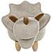 Pouf Contenitore In Tessuto Grigio Chiaro Triceratops - Foto miniatura 15