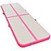 Tappetino Ginnastica Gonfiabile Con Pompa 400x100x10cm Pvc Rosa - Foto miniatura 4