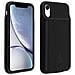 Cover Iphone Xr Protezione Rigida 2 In 1 Batteria 4500mah Nero - Foto miniatura 1