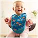 Lo Svezzamento Bavaglino - Ultrabib Alimentazione Del Bambino Bavaglino Con Crumb Catcher Tasca Per Neonati E Bambini Fino Rullo In Neoprene Lavabile (tropical Fish) - Foto miniatura 2