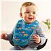 Lo Svezzamento Bavaglino - Ultrabib Alimentazione Del Bambino Bavaglino Con Crumb Catcher Tasca Per Neonati E Bambini Fino Rullo In Neoprene Lavabile (tropical Fish) - Foto miniatura 3