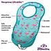 Lo Svezzamento Bavaglino - Ultrabib Alimentazione Del Bambino Bavaglino Con Crumb Catcher Tasca Per Neonati E Bambini Fino Rullo In Neoprene Lavabile (tropical Fish) - Foto miniatura 4