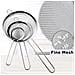 Belle Rete Metallica Cucina Sieve Set Con Rim - 7 12 E 18 Cm - Foto miniatura 3