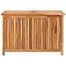 Baule da Giardino 90x50x58 cm in Legno Massello di Teak - Foto miniatura 2