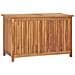 Baule da Giardino 90x50x58 cm in Legno Massello di Teak - Foto miniatura 3
