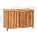 Baule da Giardino 90x50x58 cm in Legno Massello di Teak - Foto miniatura 8