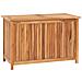 Baule da Giardino 90x50x58 cm in Legno Massello di Teak - Foto miniatura 1