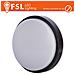 Plafoniera Led Rotonda Nera 15w 3000k 180*55 Ip54 - Foto miniatura 1