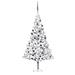Set Albero Natale Artificiale LED e Palline Argento 180 cm PET - Foto miniatura 1