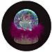 Luce Notturna / sfera Di Neve Dream Horse9 Cm Led Bianco / rosa - Foto miniatura 2
