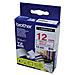 Nastro Laminato Brother Tze-232 Rosso Su Bianco, Tze, 8 M, 1.2 Cm - Foto miniatura 5