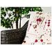 Telo Arredo Granfoulard Copritutto Cotone Made Italy Vari Disegni Arredatutto Copriletto Multiuso 2 Piazze Holly Bordeaux - Foto miniatura 3