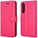 Custodia Compatibile Con Sony Xperia 1 Ii (2. Version) In Rosa Vivo - Coperchio Protettiva Con Chiusura Magnetica, Funzione Stand E Tasca Per Le Carte - Foto miniatura 8