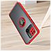 Cover Xiaomi Redmi 10a Bimateria Anello Metallico Supporto Rossa - Foto miniatura 2