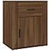 Comodino Rovere Marrone 50x36x60 Cm Legno Multistrato - Foto miniatura 2