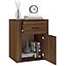 Comodino Rovere Marrone 50x36x60 Cm Legno Multistrato - Foto miniatura 5