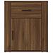 Comodino Rovere Marrone 50x36x60 Cm Legno Multistrato - Foto miniatura 6