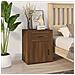 Comodino Rovere Marrone 50x36x60 Cm Legno Multistrato - Foto miniatura 1