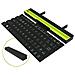 R4-keyblu Tastiera Arrotolabile Bluetooth Multifunzionale R4 Supporto Per Smatrphone / tablet Prodotto Bulk Nero Verde - Foto miniatura 1