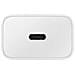 Caricabatterie Fast Charging Originale Rapido Casa Da Rete Usb-c Ep-t1510 15w White Bulk - Foto miniatura 3