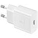 Caricabatterie Fast Charging Originale Rapido Casa Da Rete Usb-c Ep-t1510 15w White Bulk - Foto miniatura 1