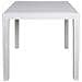 Tavolo Da Esterno Agrigento, Tavolo Quadrato Da Giardino, Tavolino Fisso Effetto Rattan, 100% Made In Italy, 80x80h72 Cm, Bianco - Foto miniatura 3