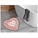 Tappeto Bagno Doccia Spugna Tappetino Assorbente Cotone Pelo Corto Mod. Vie En Rose Vie En Rose Rosa - Foto miniatura 4
