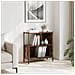 Libreria Rovere Fumo 72x28x77,5 Cm In Legno Multistrato - Foto miniatura 3