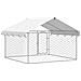 Gabbia per Cani da Esterno con Tetto 200x200x150 cm - Foto miniatura 4